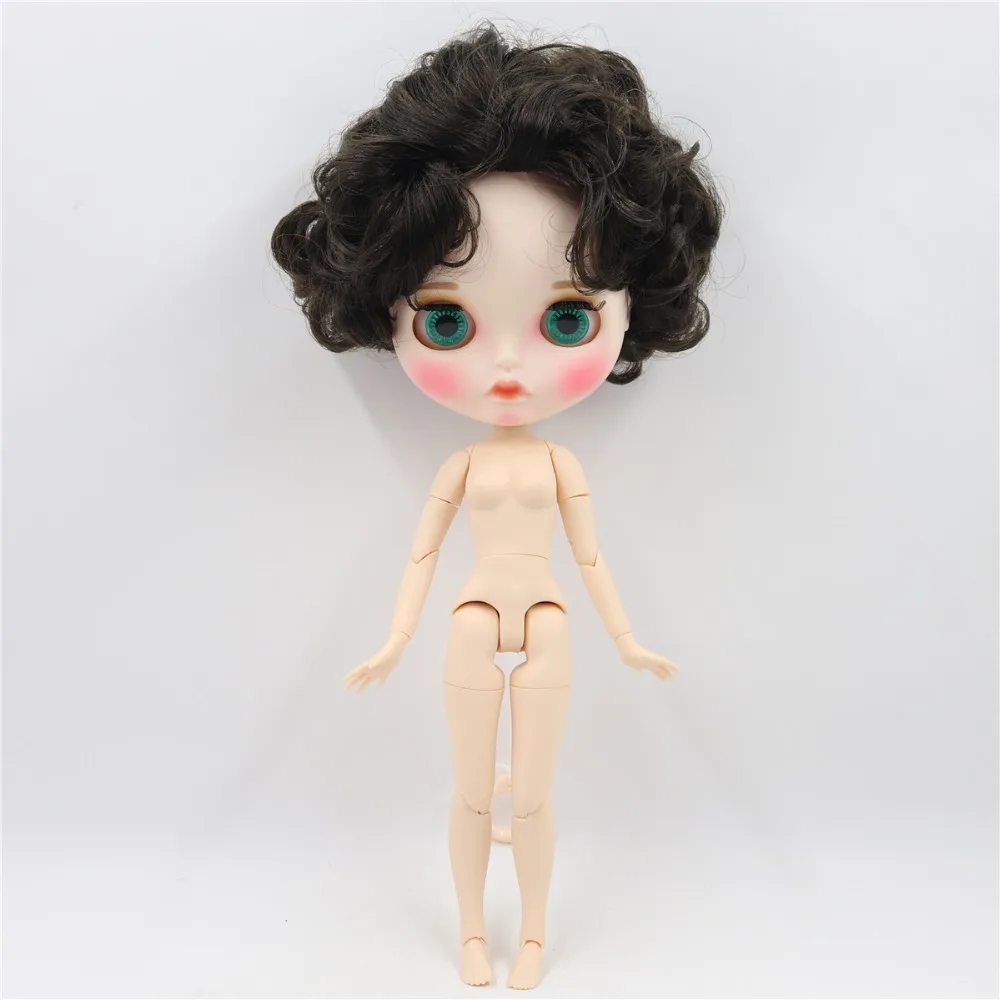Ледяной DBS Blyth кукла 1/6 игрушка белая кожа совместное тело bjd черные волосы матовое