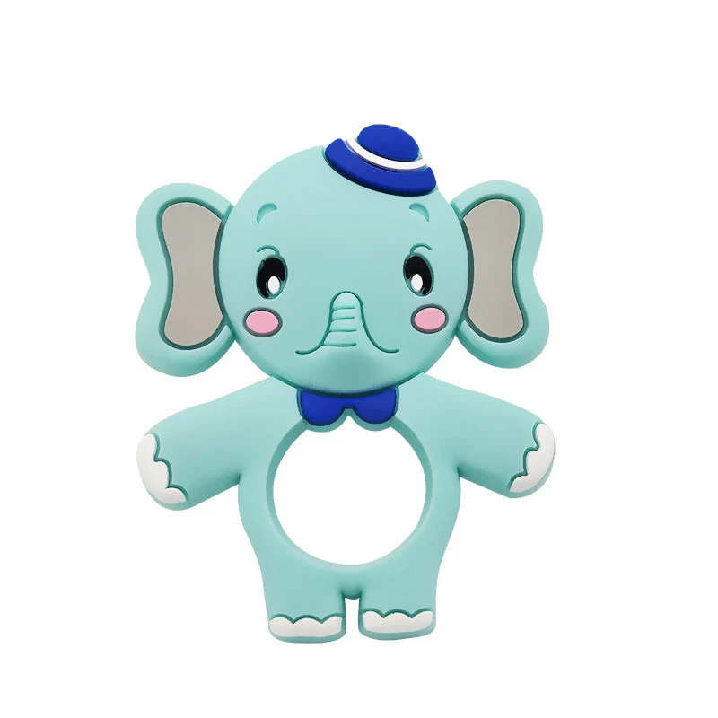 Baby Silicone Teethers BPA Free Teething Toy Animal Dog Koala Owl Elephant Ring Teether | Игрушки и хобби