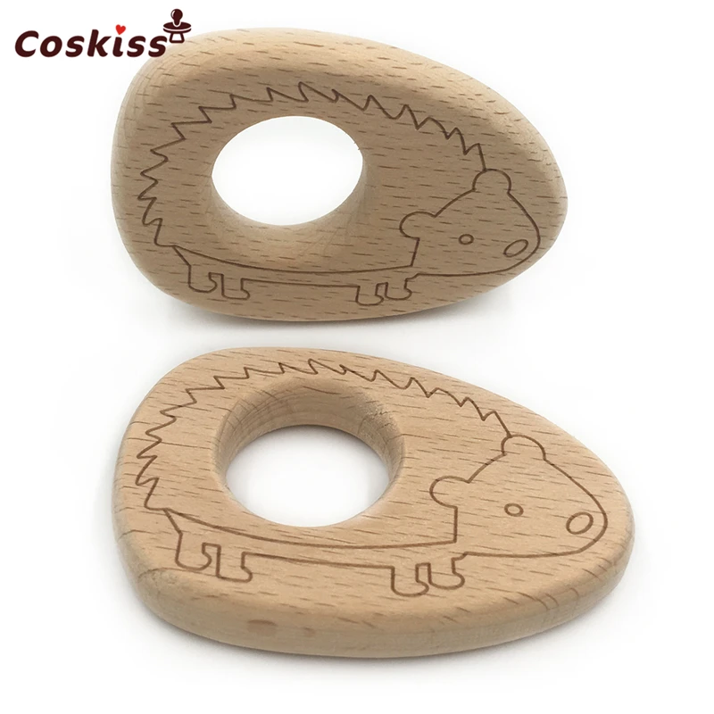 Детский Прорезыватель для зубов из натурального бука|baby teether|baby wooden teetherteething toys |