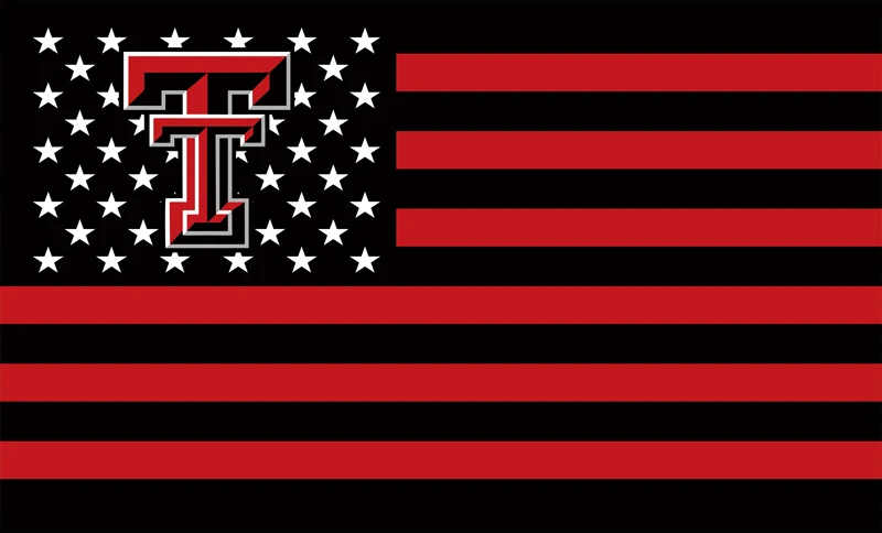 3X5FT Колледжа Техас Тек Ред Рейдеров Флаг США Звезды и Полосы Флага | Дом сад