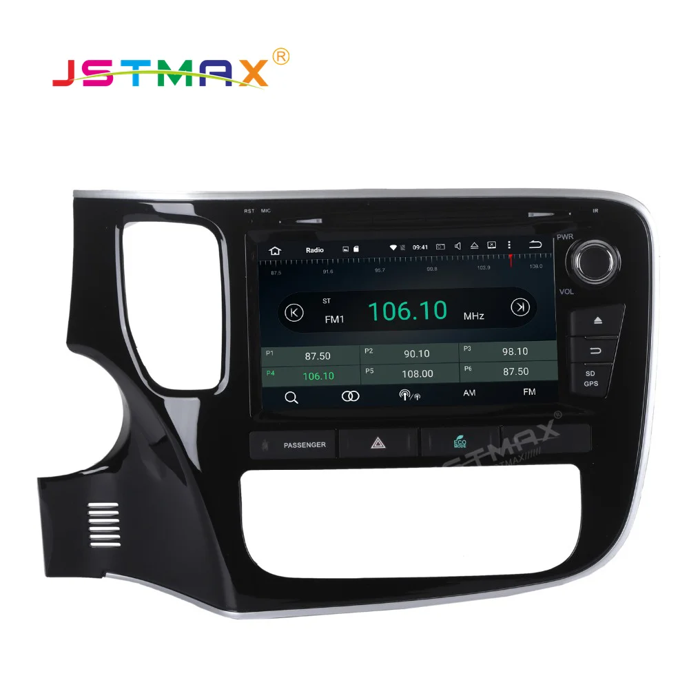 JSTMAX Android 8 0 Автомобильный GPS Радио dvd плеер для 2 din Mitsubishi Outlander 2014 2015 2016 4 Гб + 32 ГБ