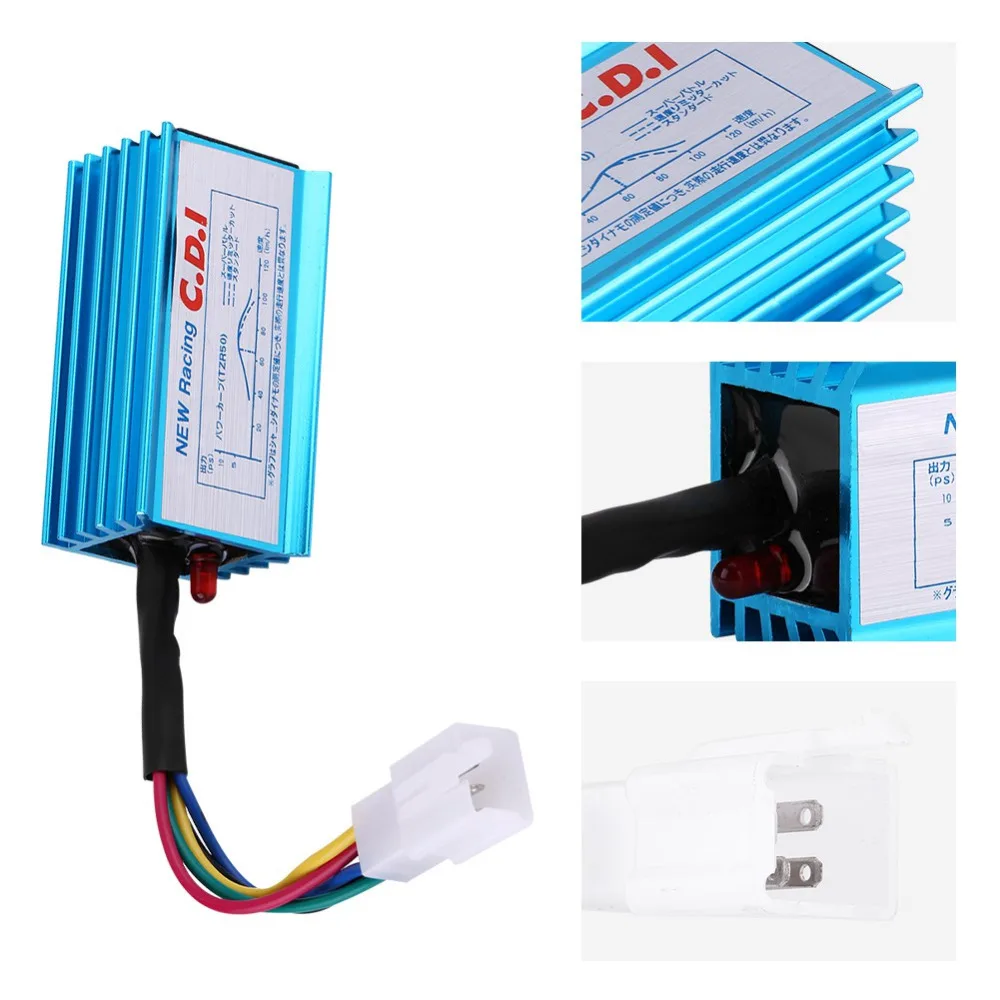 5 Pin Racing CDI Коробка катушка зажигания увеличивает энергоемкость для мотоцикла 50cc