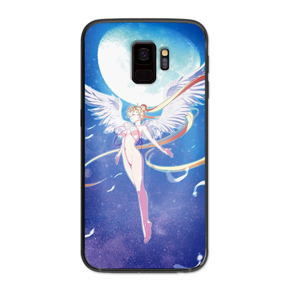 Сейлор Мун Меркурий мягкий чехол для телефона Samsung Galaxy S6 S7 S8 S9 S10e Plus Note 8 9
