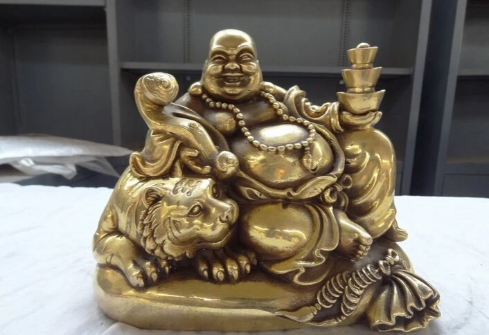 Коллекционные бронзовый S1375 10 &quotКитай Латунь RuYi Богатство YuanBao Монета Счастливый