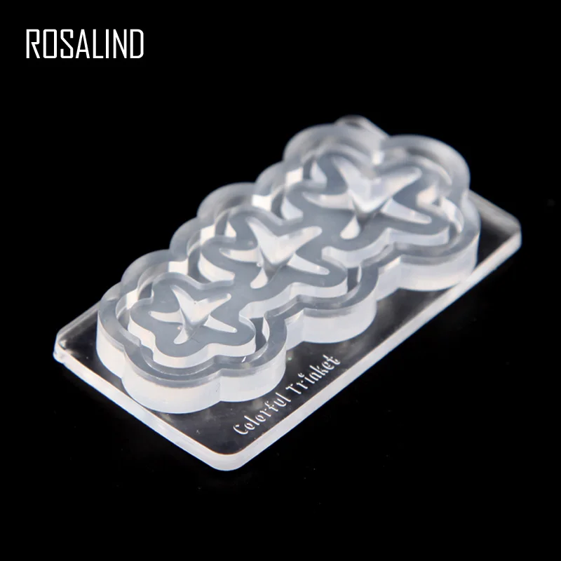 ROSALIND 1 шт. 3D кристалл резьба 10 видов конструкций форма Кристалл порошок резной