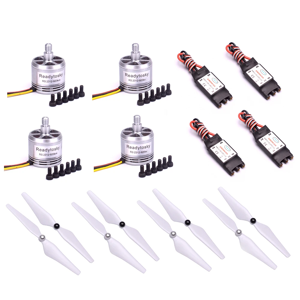 2312 920kv бесщеточный двигатель 30A Simonk ESC 9450 Пропеллер для мультиротора DJI F450 S500 S550