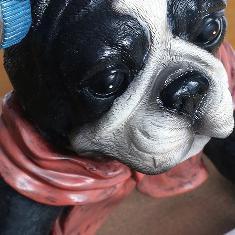 Смоляная музыкальная собачка для ванной комнаты вешалка полотенец креативный