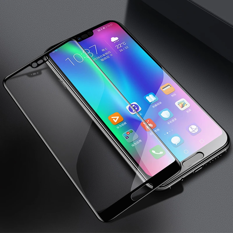 5D закаленное стекло для Huawei Honor 9 чехол полное покрытие Защита экрана mate 10 Pro Nova 2 Plus