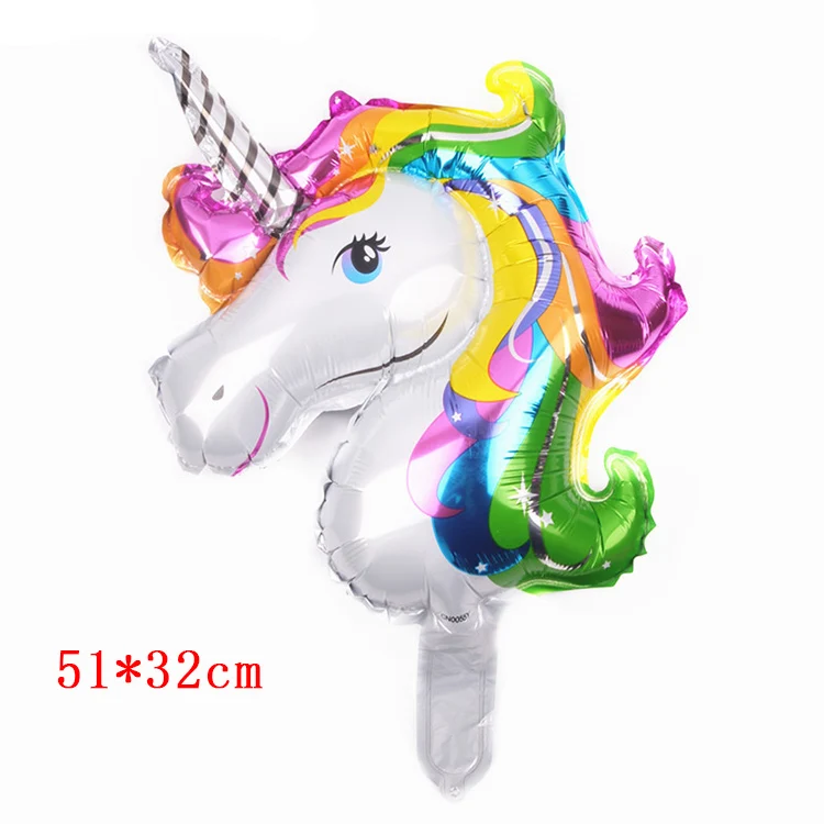 1pcs color Unicorn Розовый голубой Единорог День рождения украшения Дети тарелка воздушный шар салфетка кекс детский душ принадлежности для девочек - Цвет: 1pcs color Unicorn