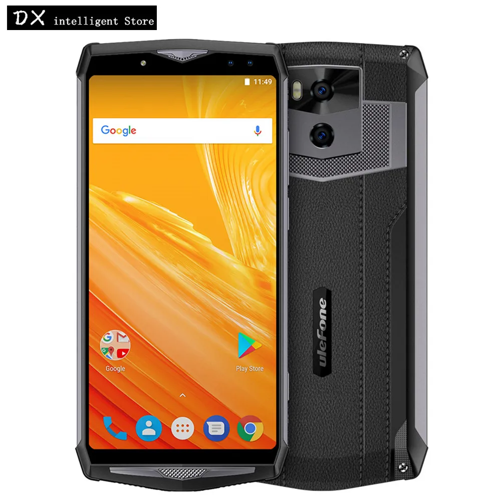 Ulefone мощность 5 6 ГБ 64 мобильный телефон 18:9 &quot6 0 FHD MTK6763 Octa Core 21MP Cam Android 8 1 мА ч