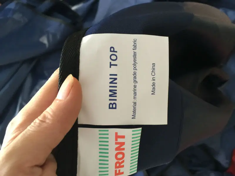 4 х опорный лично Замена Бимини Топ из плотной ткани с навесом и ботинки только в