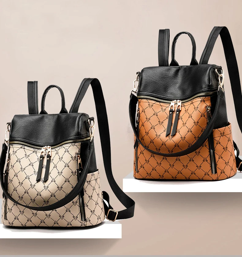 Новое поступление Mochila Feminina, женский рюкзак из искусственной кожи, Ретро стиль, женские школьные сумки с широким ремешком для девочек-подростков, дорожные сумки через плечо