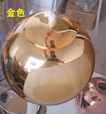 Бесплатная доставка современный зеркальный шар люстра из светодиодов подвеска