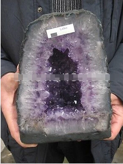 WBY---412 + природный аметист образец из жеода | Дом и сад