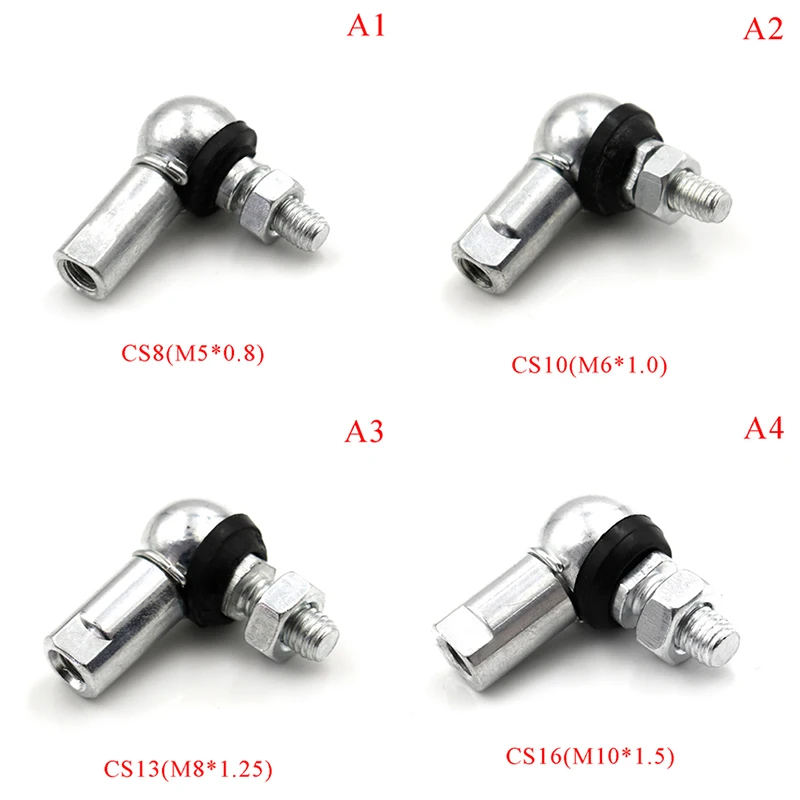 1 шт. M5/M6/M8/M10 Гибкая шариковая головка подшипник правой руки 35 # 40Cr для