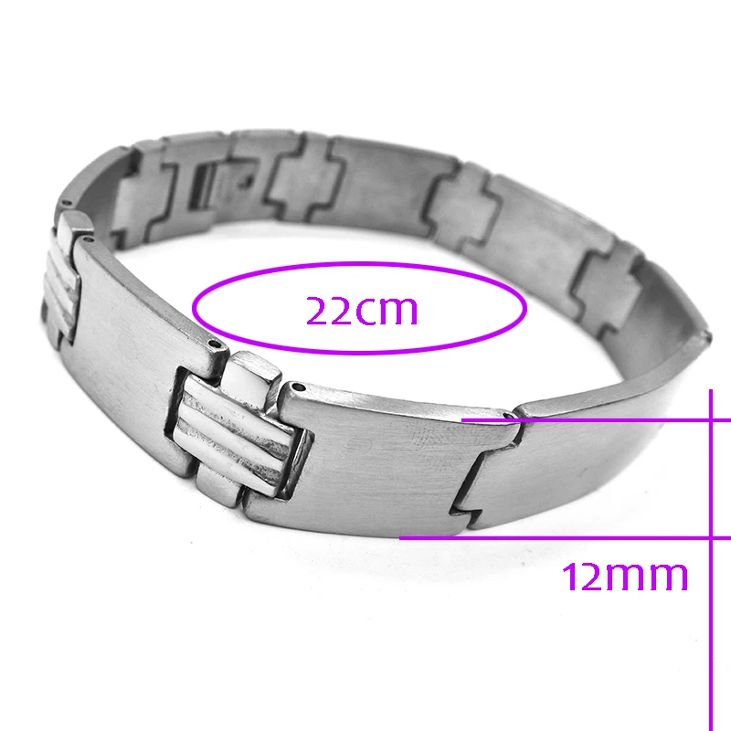 

AMUMIU 2019 Hand Cuban Chain Bracelets New Stainless Steel Bracelet Men Jewelry Party Fashion For Boys Best Friend Quality B030
