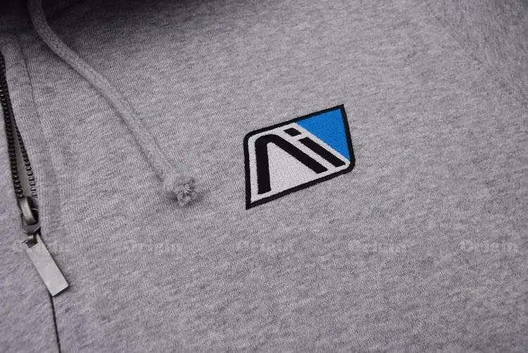 2017 подарки мужские толстовки с капюшоном Mass Effect Andromeda Hi вышивкой флисовые