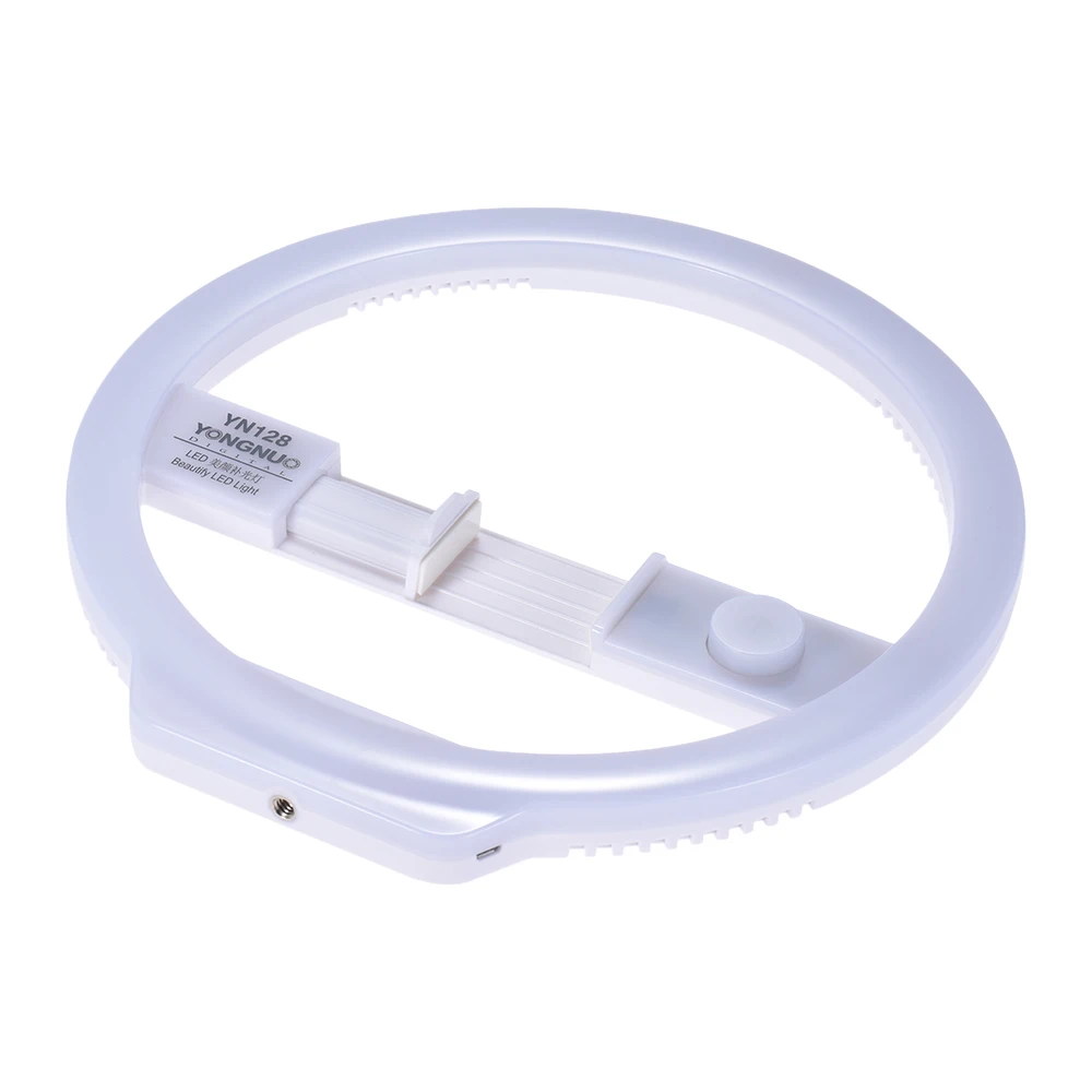 YONGNUO YN128 кольцевой светильник Led камера телефон фотография кольцо свет для iPhone samsung Canon Nikon камера Led видео свет