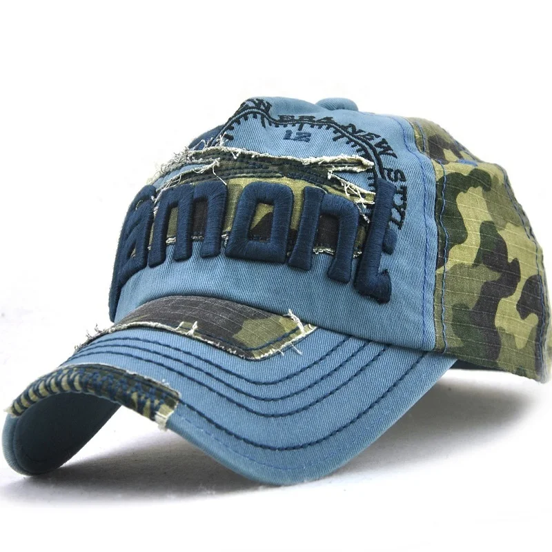 JAMONT dad hat аутентичная камуфляжная кепка бейсбольная bone Мужская зимняя шапка для отдыха цветная подходящая шляпа козырек для мужчин wo Мужская бейсболка drake - Цвет: Blue