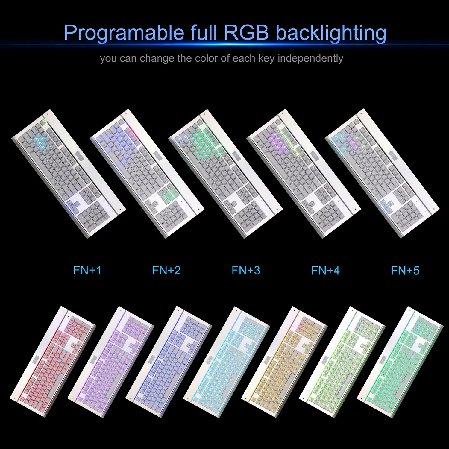 Z77 RGB игровая механическая клавиатура с поддержкой запястья эргономичный дизайн
