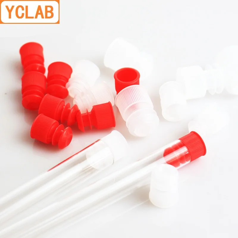Трубка YCLAB 12*100 мм Tset с пластиковой пробкой боросилированное стекло 3