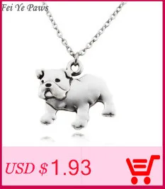Fei Ye Paws, женское ожерелье, Westie, подвески, Boho, медные, металлические, собачьи подвески, ожерелье s, длинная цепочка из нержавеющей стали, ожерелье для девочек