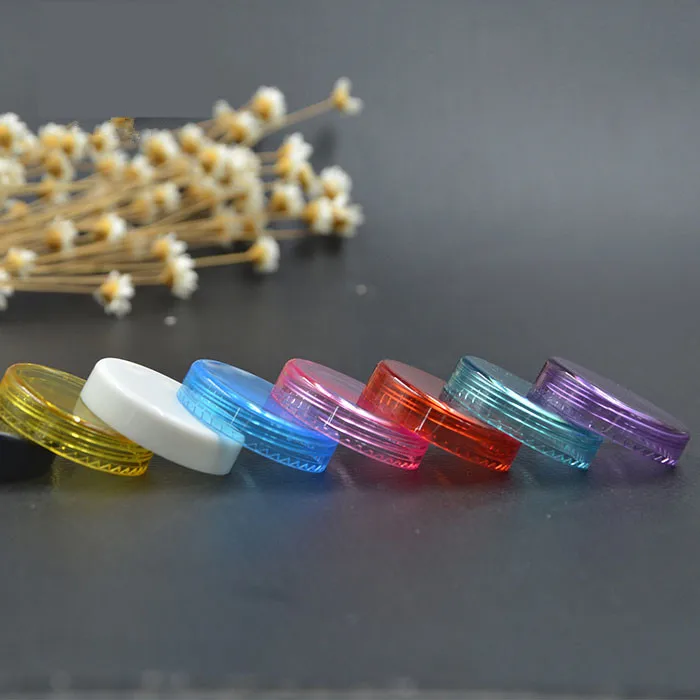 20 шт. пустые разноцветные пластиковые банки для кастрюль косметические