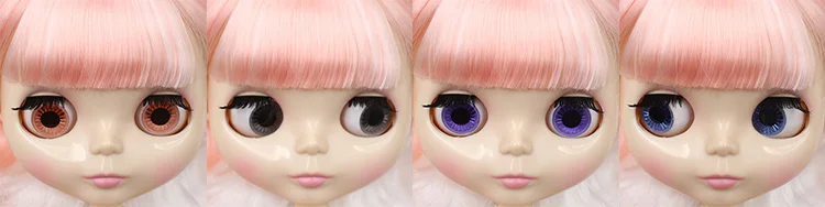 Blyth кукла с гибкими суставами diy Розовые и белые длинные волосы обнаженные куклы Блит игрушки