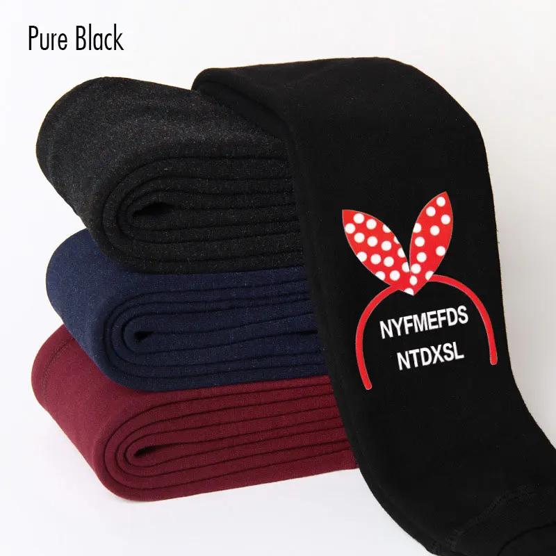 Теплые зимние леггинсы для девочек; Детские хлопковые вельветовые штаны; осенняя одежда для маленьких девочек с рисунком; брюки - Цвет: P Baby Leggings