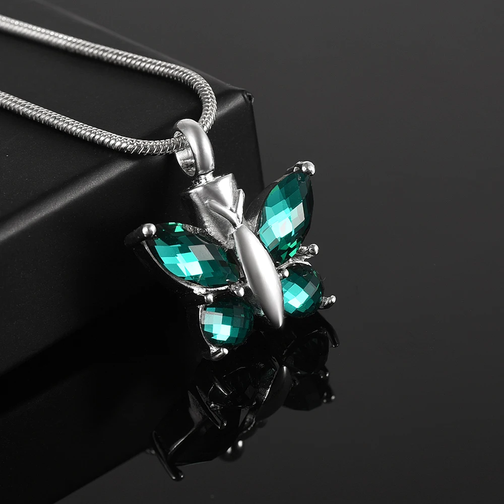 Урна бабочка для золы хрустальные урны хранения животных памятное ожерелье