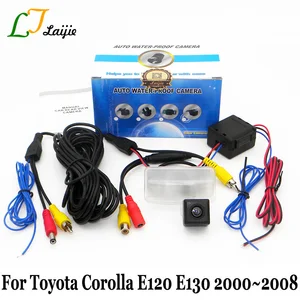Автомобильная камера заднего вида для Toyota Corolla E120 E130 9-го поколения 2000  2008  RCA HD CCD, автомобильная камера ночного видения