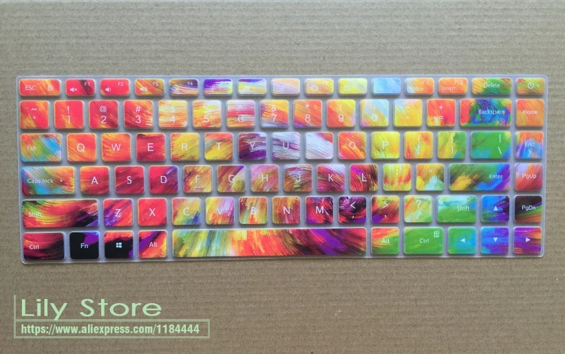 colorful Для Xiaomi Mi notebook Pro 15,6 15 дюймов Цветная Защитная крышка для ноутбука силиконовая клавиатура кожа Новинка - Цвет: colorful