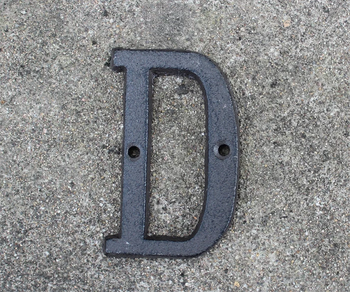 ABCEDFG буквы номер дома металлическая табличка ворота комнаты отель Адрес таблички ретро сад дома декоративные железные