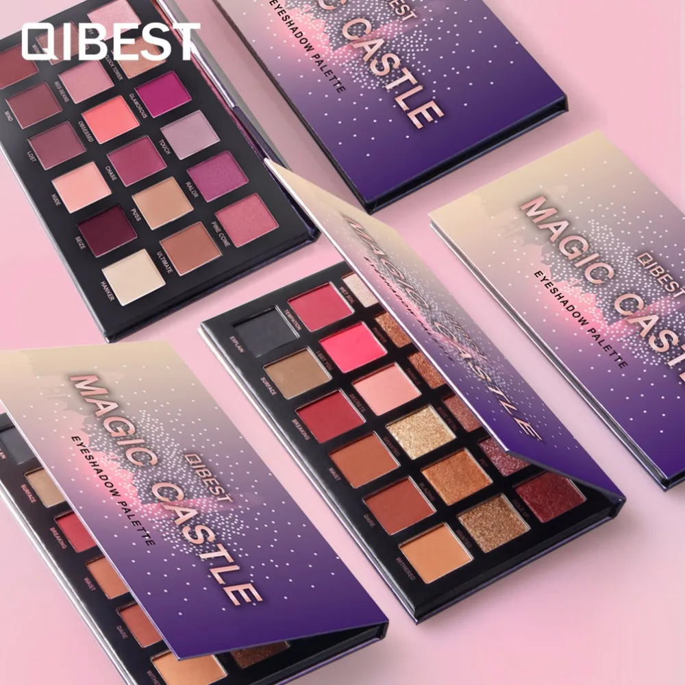 Brand new 18 Colors Shimmer Matte Eyeshadow Makeup Palette Waterproof High pigmently Metallic Nude Eye Shadow Make up Cosmetics |