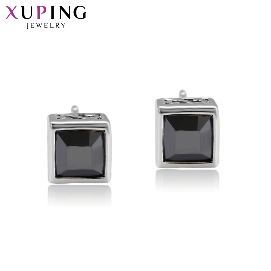 Xuping маленькие квадратные серьги Элегантные Кристаллы от Swarovski особый, популярный подарок для дам S142.1-97332