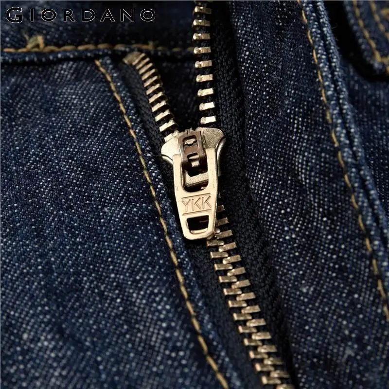 

Giordano Men Brand Jeans Fashion Casual Male Denim Pants Cotton Classic Tapered Jeans Masculina Mid Rise Denim Trousers