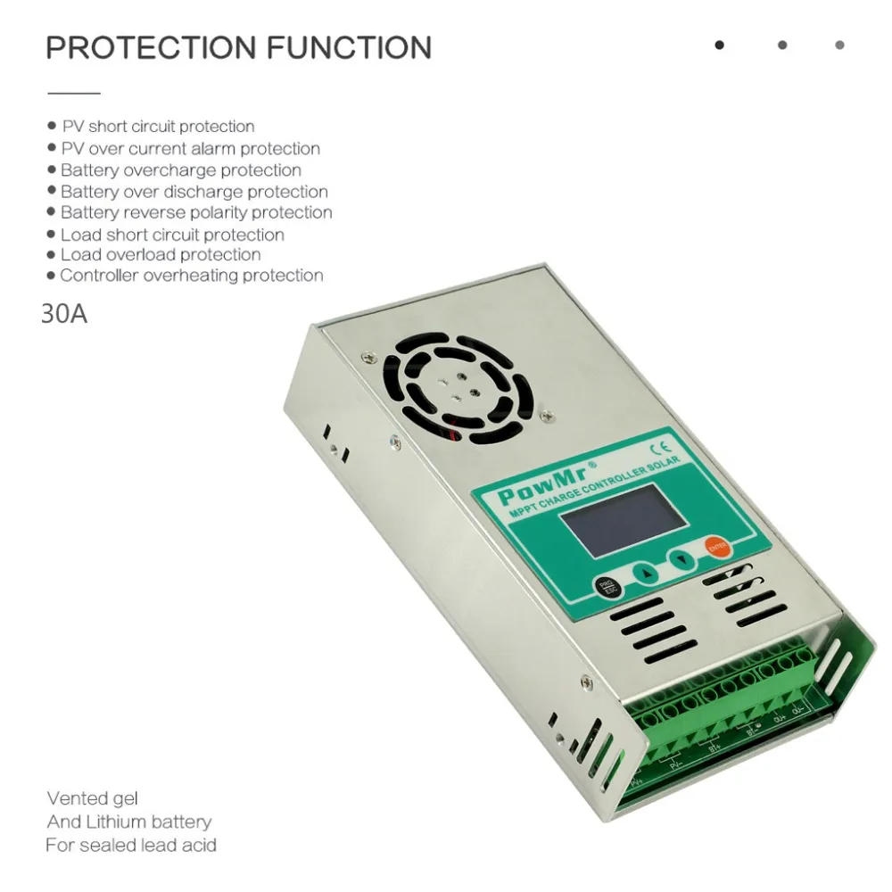 Контроллер солнечной батареи MPPT с интеллектуальной идентификационной панелью