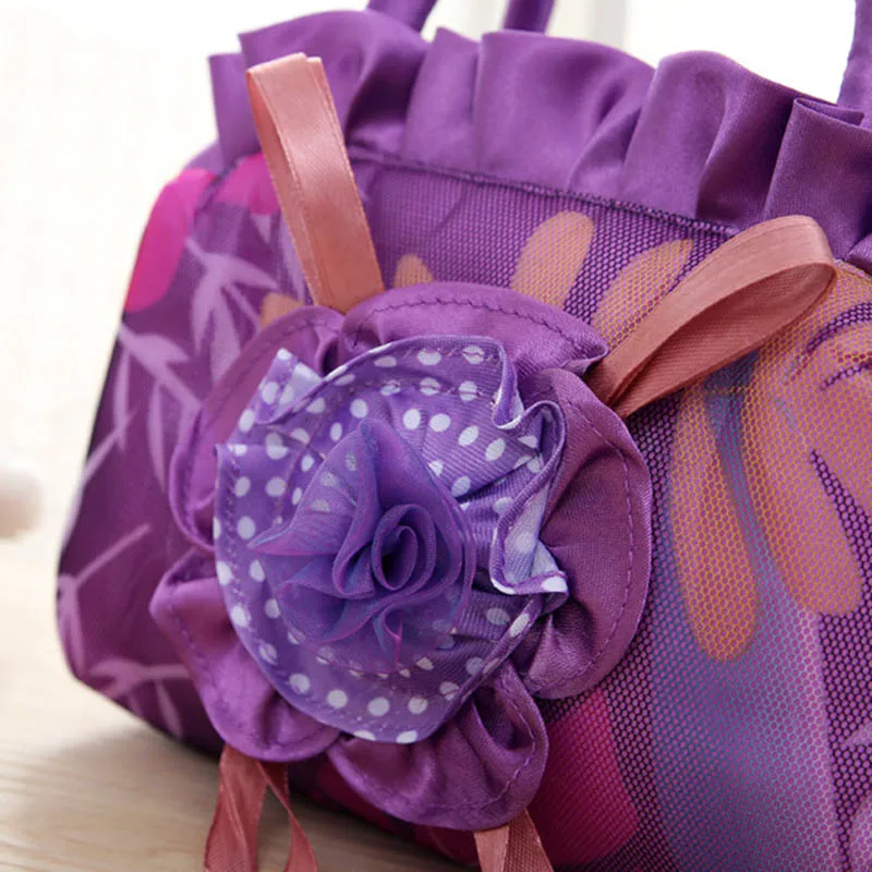

Hot Selling 1 Pcs Women Handbag Zipper Flower Small Portable for Mobile Phone Keys Money -B5