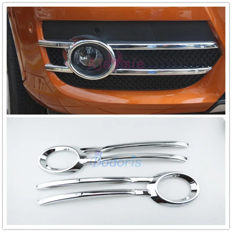 

Front Fog Lamp Cover Light Trim Detector Chrome Car Styling 2009 2010 2011 2012 For Audi Q5 Accessories