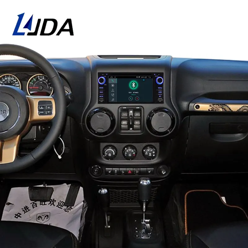 LJDA Android 10 автомобильный Радио Мультимедиа DVD gps для Dodge ram 1500 Chrysler Sebring Jeep Compass Commander Grand Cherokee Wrangler