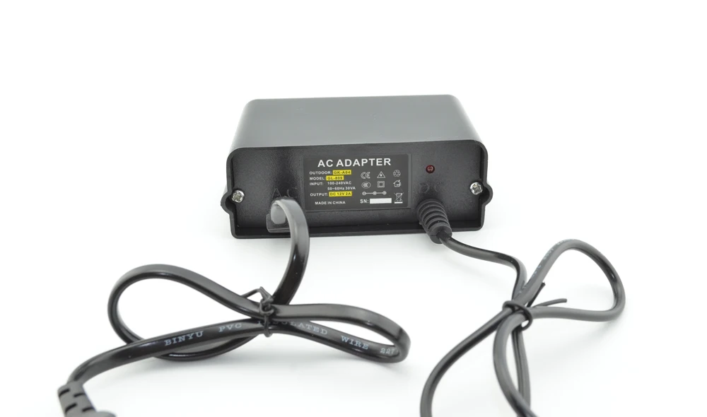 Водонепроницаемый адаптер питания для камер видеонаблюдения 12 в пост. Тока 2 А |