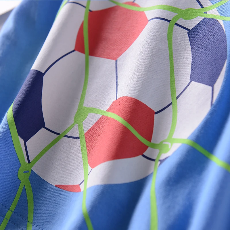 

Factory direct sale 2018 Summer Boys Cotton Short Sleeves new cartoon printed round neck sports shirt T-shirt