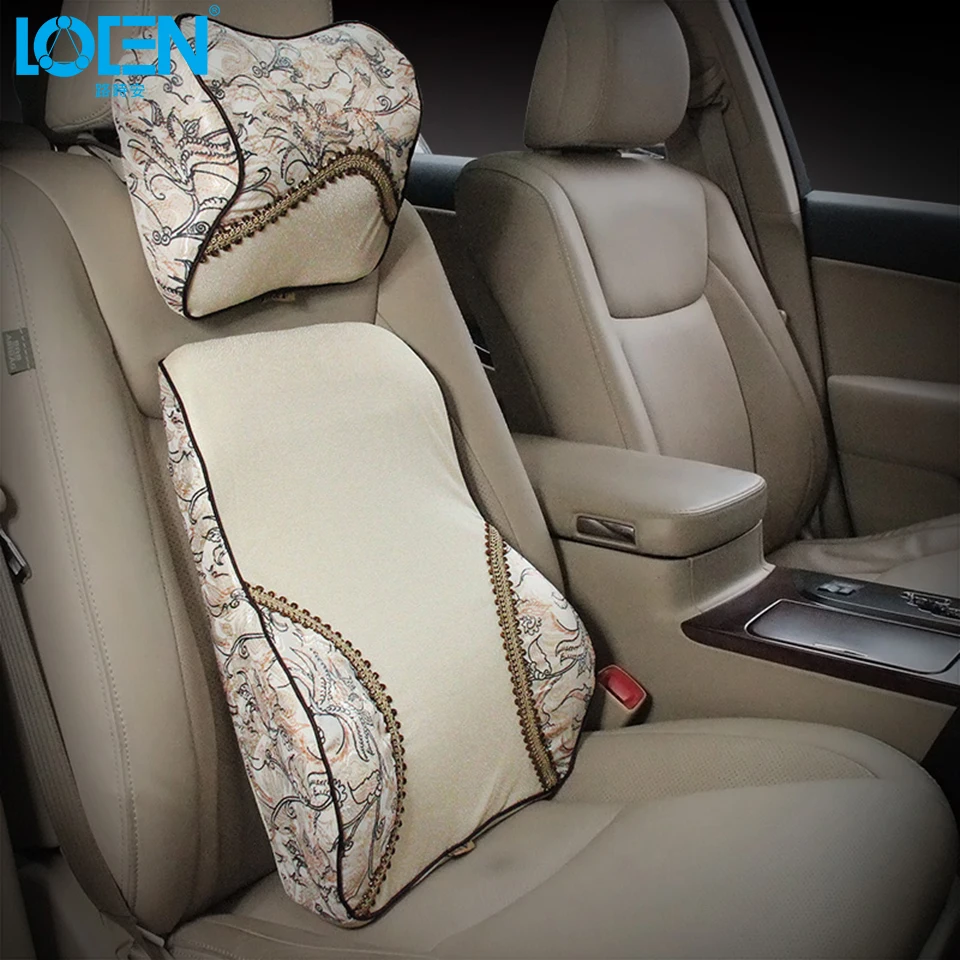 Автомобильные аксессуары хлопковая поясничная Подушка с эффектом памяти