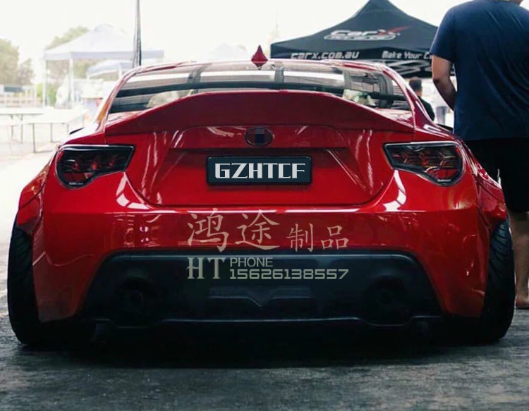 Углеродное волокно/ABS заднее крыло багажника спойлер для Subaru BRZ/Toyota GT86 2012 2013