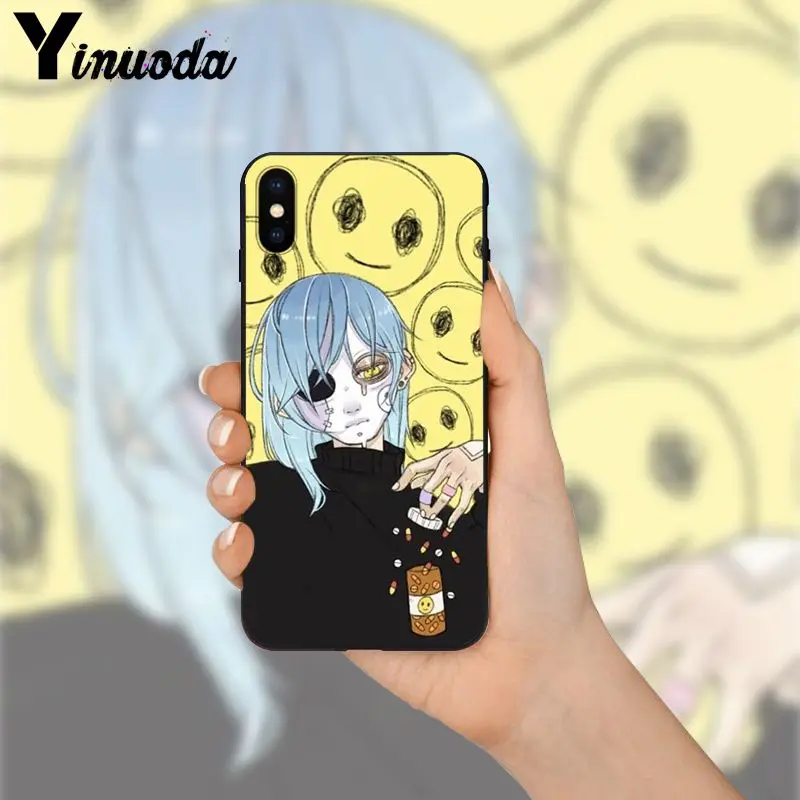 Yinuoda Sally face Индивидуальные фотографии черный мягкий чехол для телефона Apple iPhone 8 7 6