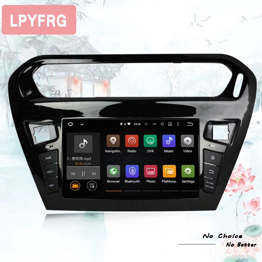 8 дюймов android 10 0 HD 4 + 32 ГБ сенсорный GPS автомобильный радиоприемник для 2010 2015 Peugeot 301