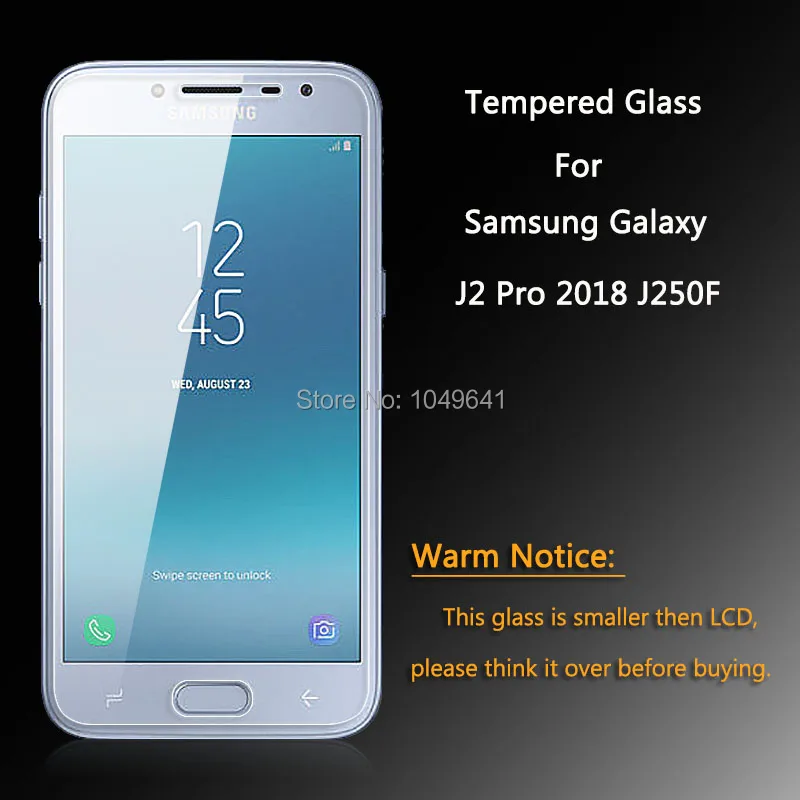 JONSNOW для Samsung J2 Pro 2018 закаленное стекло 2.5D 9H Взрывозащищенная защитная пленка ЖК