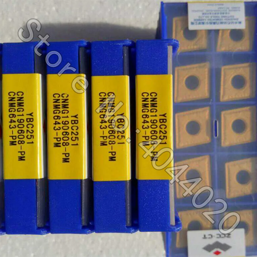 

CNMG190608-PM YBC251 ZCC-CT NC CARBIDE INSERT 20PCS