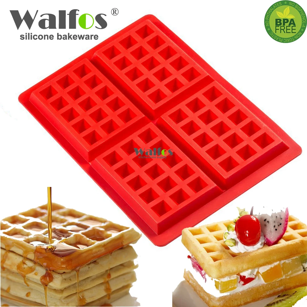 WALFOS силиконовая форма для приготовления вафель выпечки пирога кухонные