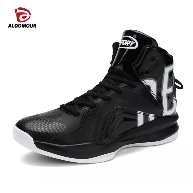 ALDOMOUR мужские Мальчики Баскетбол обувь плюс Size39 46 кроссовки на шнуровке Zapatos де